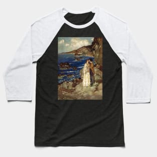 Miranda and Ferdinand - The Tempest, Edmund Dulac Baseball T-Shirt